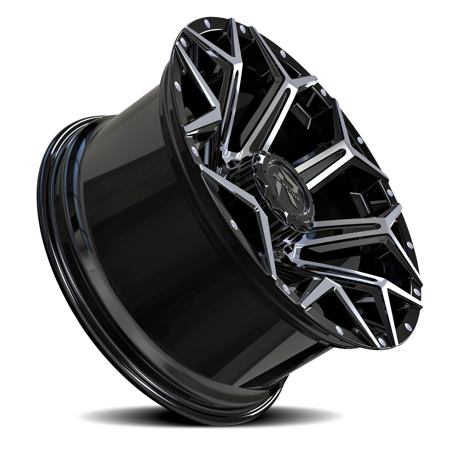 Revenge Offroad RV202 20x10" 6x135mm 108mm CB -19mm Black Machined