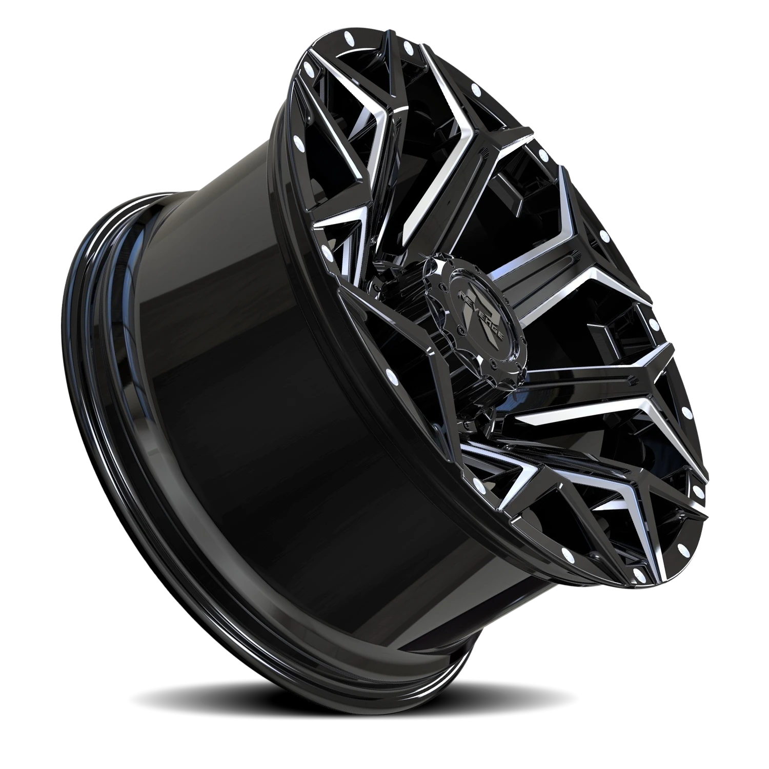 Revenge Offroad RV202 20x10" 8x180mm 125.2mm CB -19mm Black Milled
