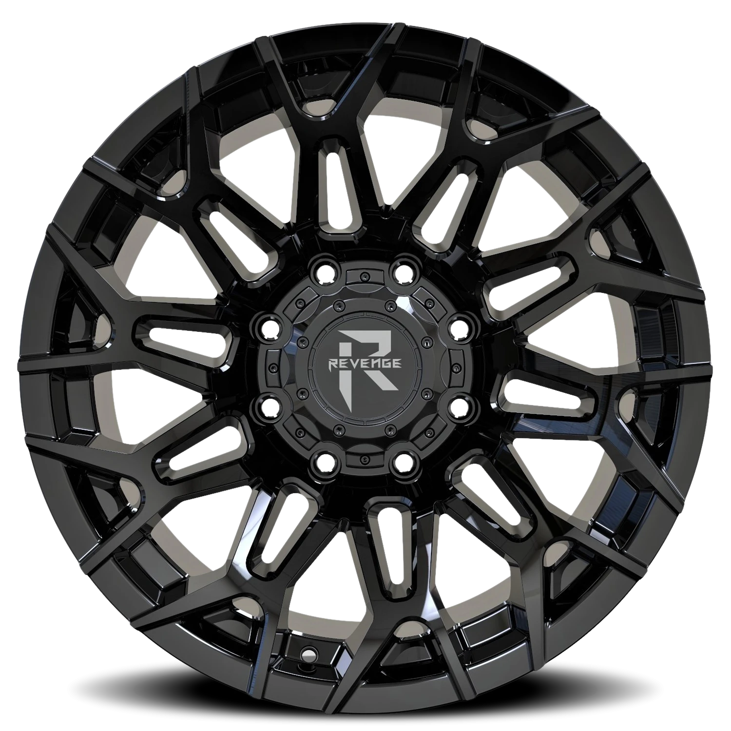 Revenge Offroad RV203 20x10" 8x170mm 125.2mm CB -19mm Gloss Black