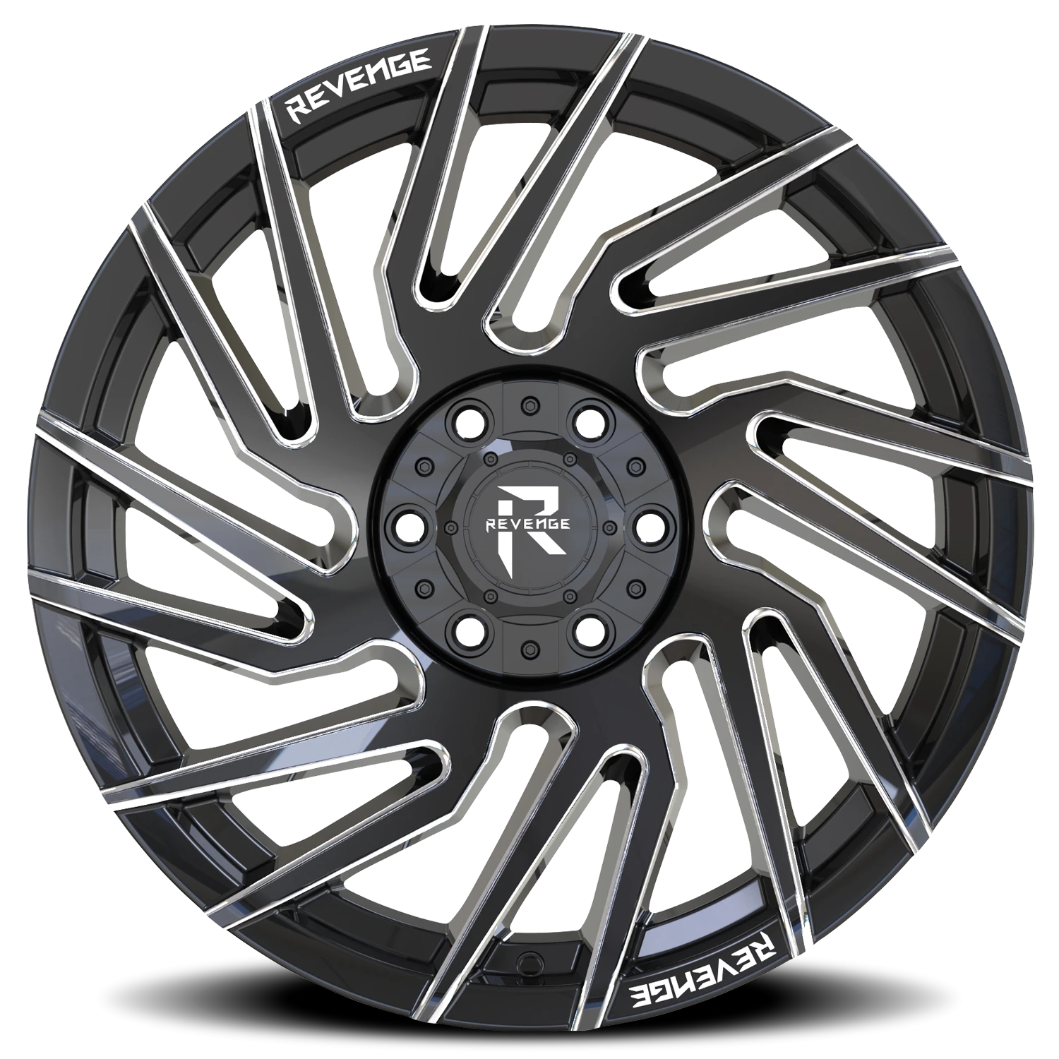 Revenge Offroad RV207 22x10" 6x135mm 106.1mm CB -19mm Black Milled