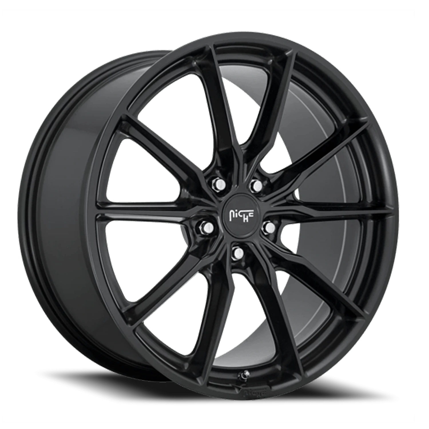 Niche Rainier 18x8" 5x120mm 72.56mm CB +40mm Matte Black