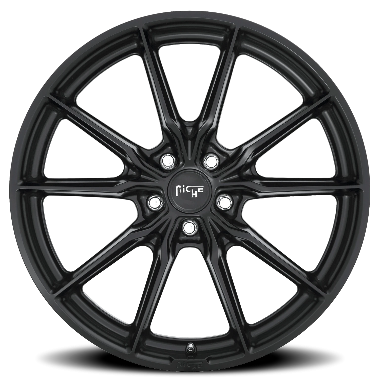 Niche Rainier 18x8" 5x120mm 72.56mm CB +40mm Matte Black