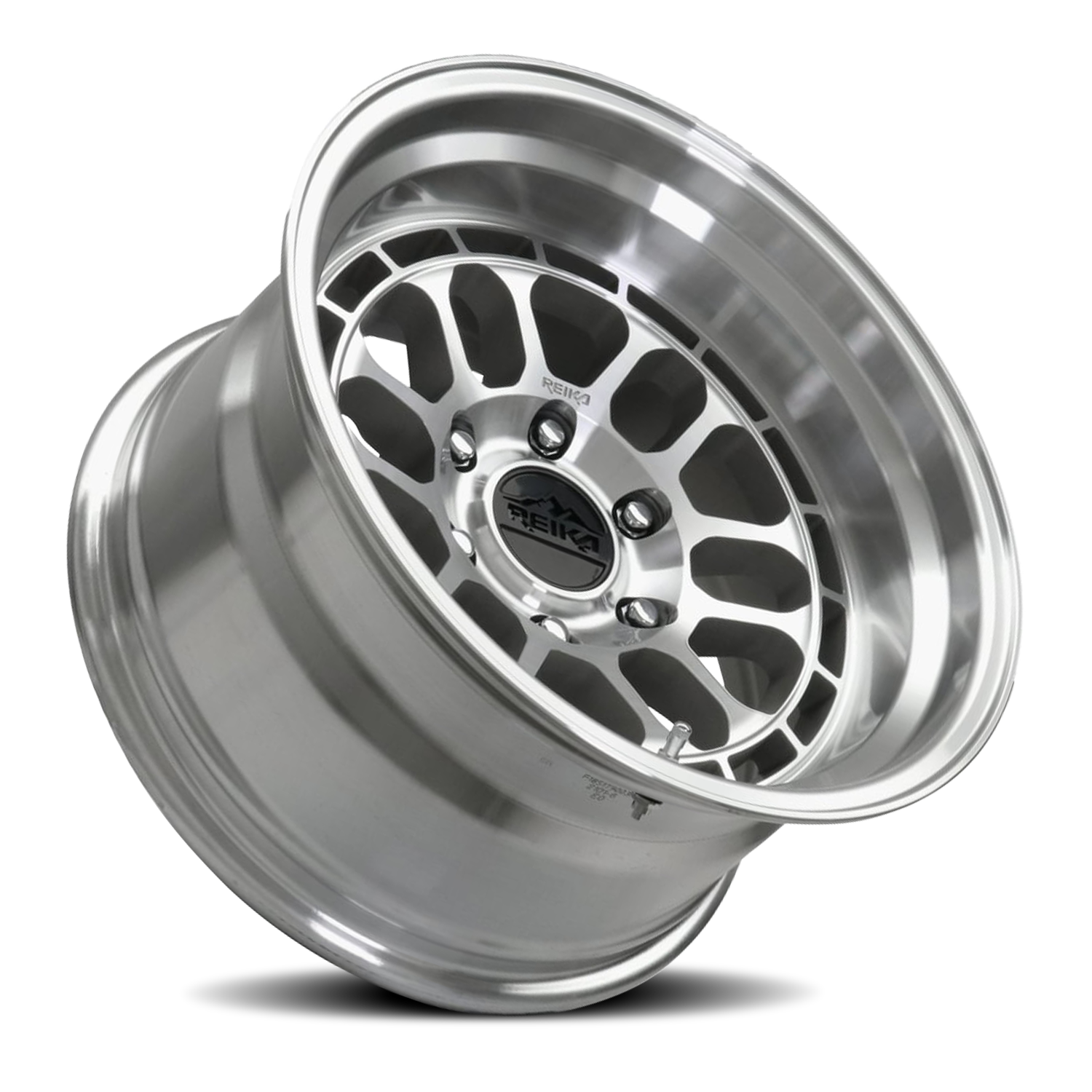 Reika Rambler R35 RW 17x9 -38 6x139.7mm 106.1mm Machined Raw Aluminum