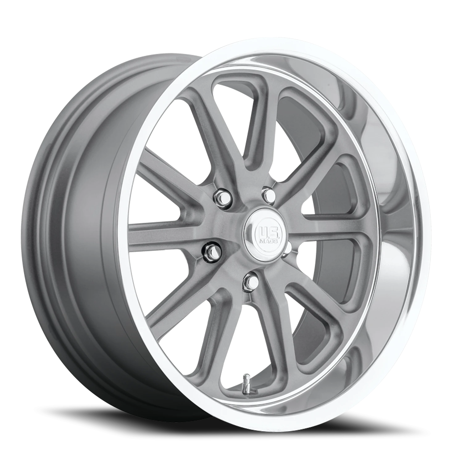 US Mags Rambler 20x10.5" 5x127mm 78.1mm CB +20mm Matte Gunmetal Machined