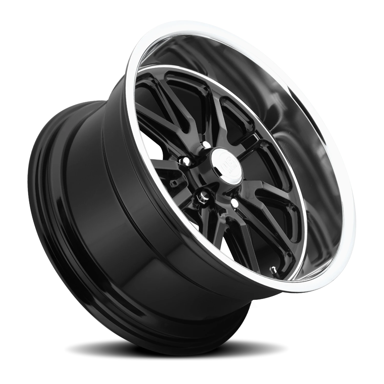 US Mags Rambler 18x9.5" 5x120.65mm 72.56mm CB +1mm Gloss Black
