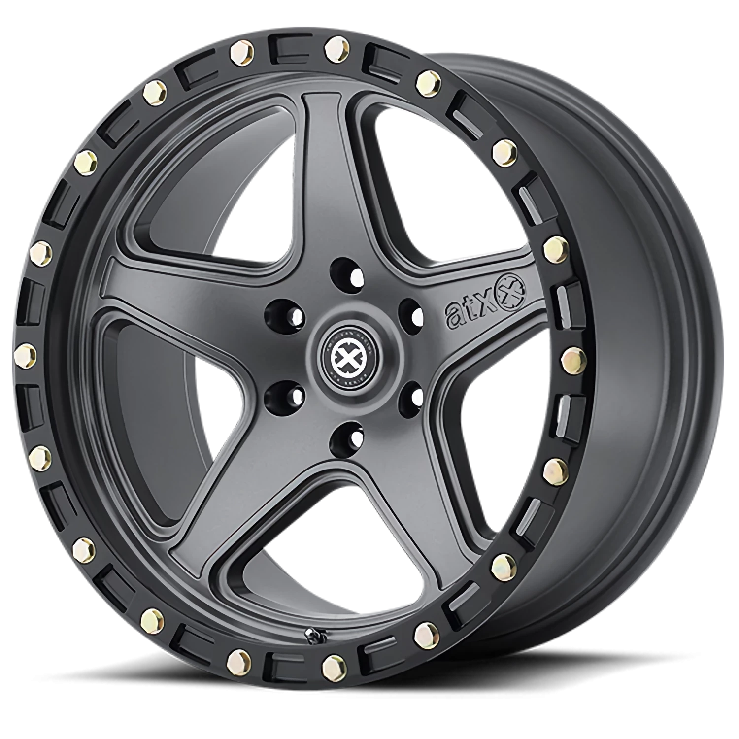 ATX Ravine 20x10" 6x139.7mm 106.25mm CB -24mm Matte Gray Black Lip