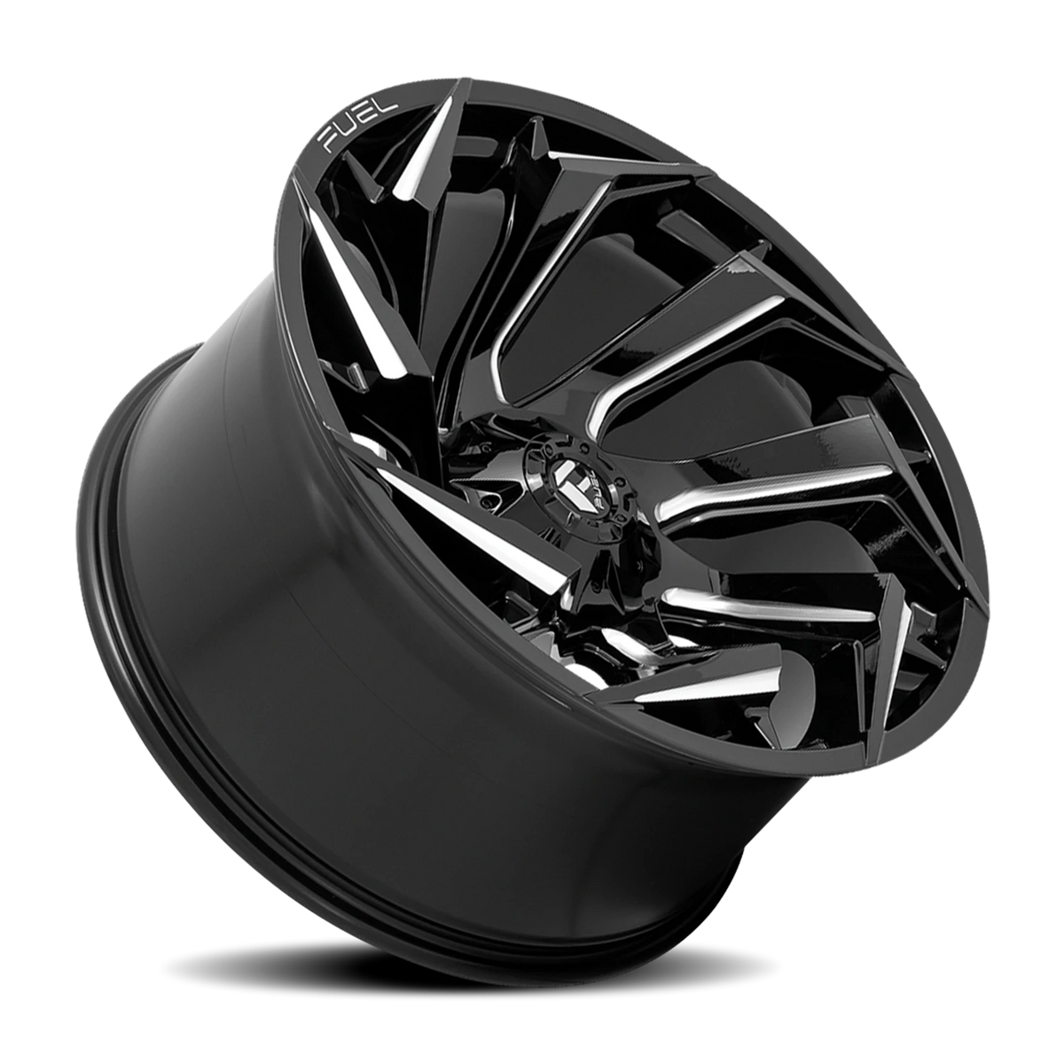 Fuel Reaction 20x9 +1 8x170mm 125.1mm Gloss Black Milled