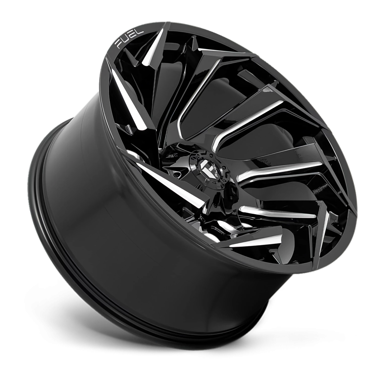 Fuel Reaction 22x10" 6x135mm 106.1mm CB -18mm Gloss Black Milled