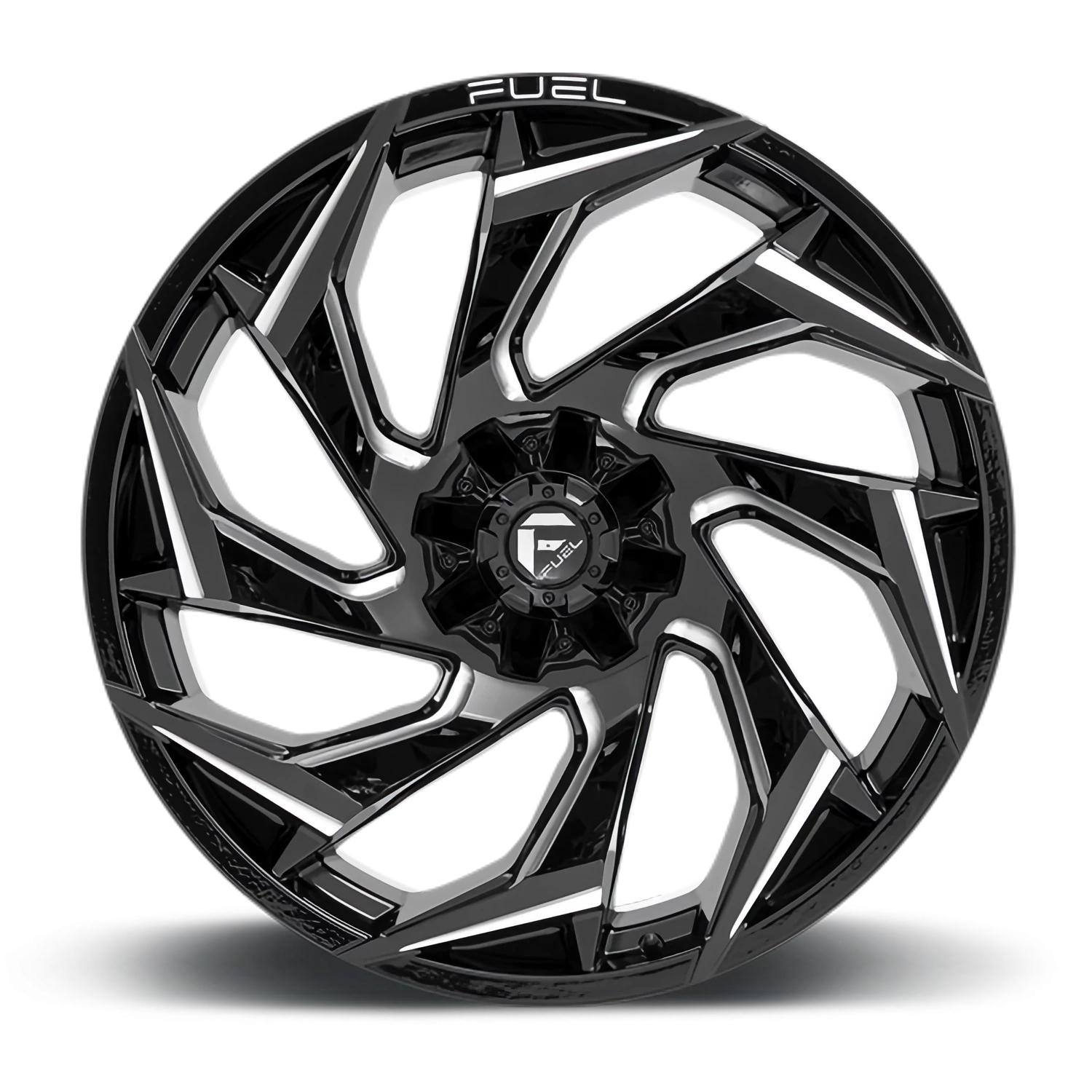 Fuel Reaction 22x10" 5x114.3mm 78mm CB -18mm Gloss Black Milled