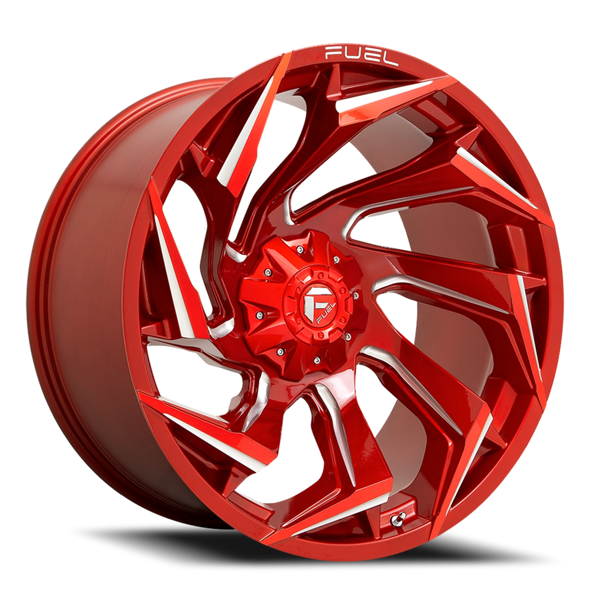 Fuel Reaction 20x9 +1 5x139.7mm 110.2mm Candy Red Milled