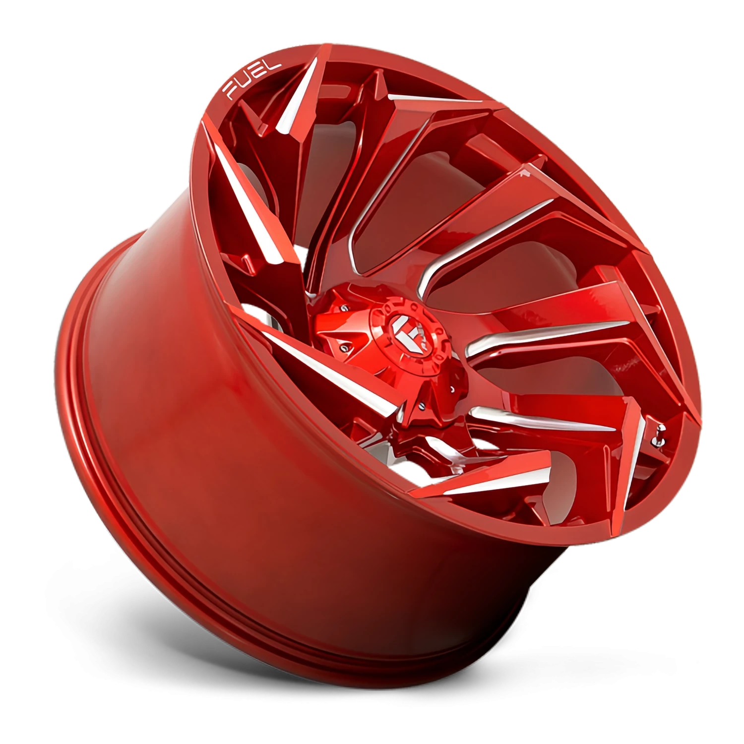 Fuel Reaction 20x9" 8x170mm 125.1mm CB +1mm Candy Red Milled