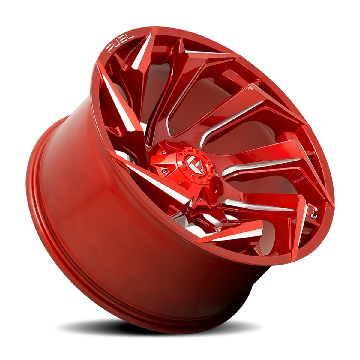 Fuel Reaction 24x12 -44 8x170mm 125.1mm Candy Red Milled