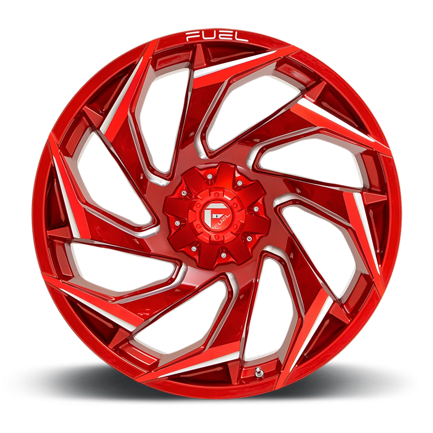 Fuel Reaction 20x9" 8x170mm 125.1mm CB +1mm Candy Red Milled