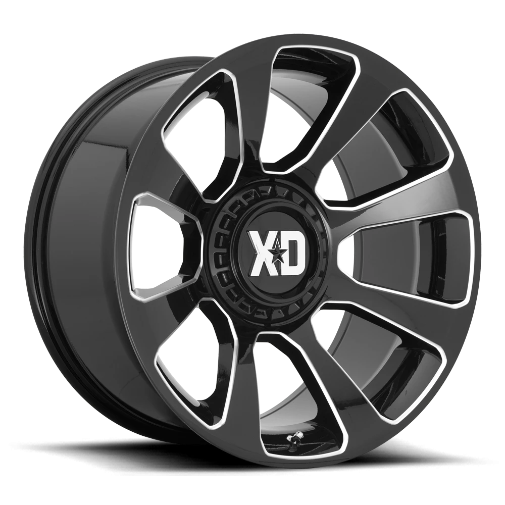 XD Series Reactor 20x9" 5x127mm 78.1mm CB 0mm Gloss Black Milled