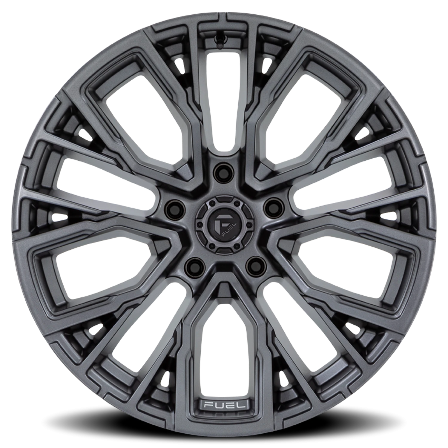 Fuel Rebar 5 20x10" 5x127mm 71.5mm CB -18mm Matte Gunmetal