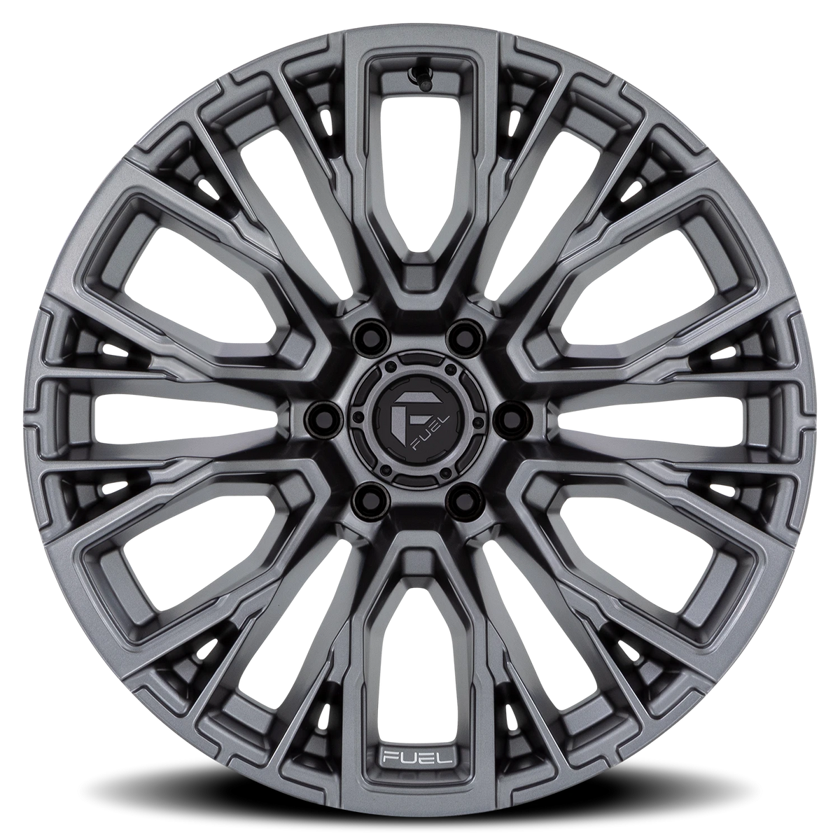 Fuel Rebar 6 17x9 -12 6x135mm 87.1mm Matte Gunmetal