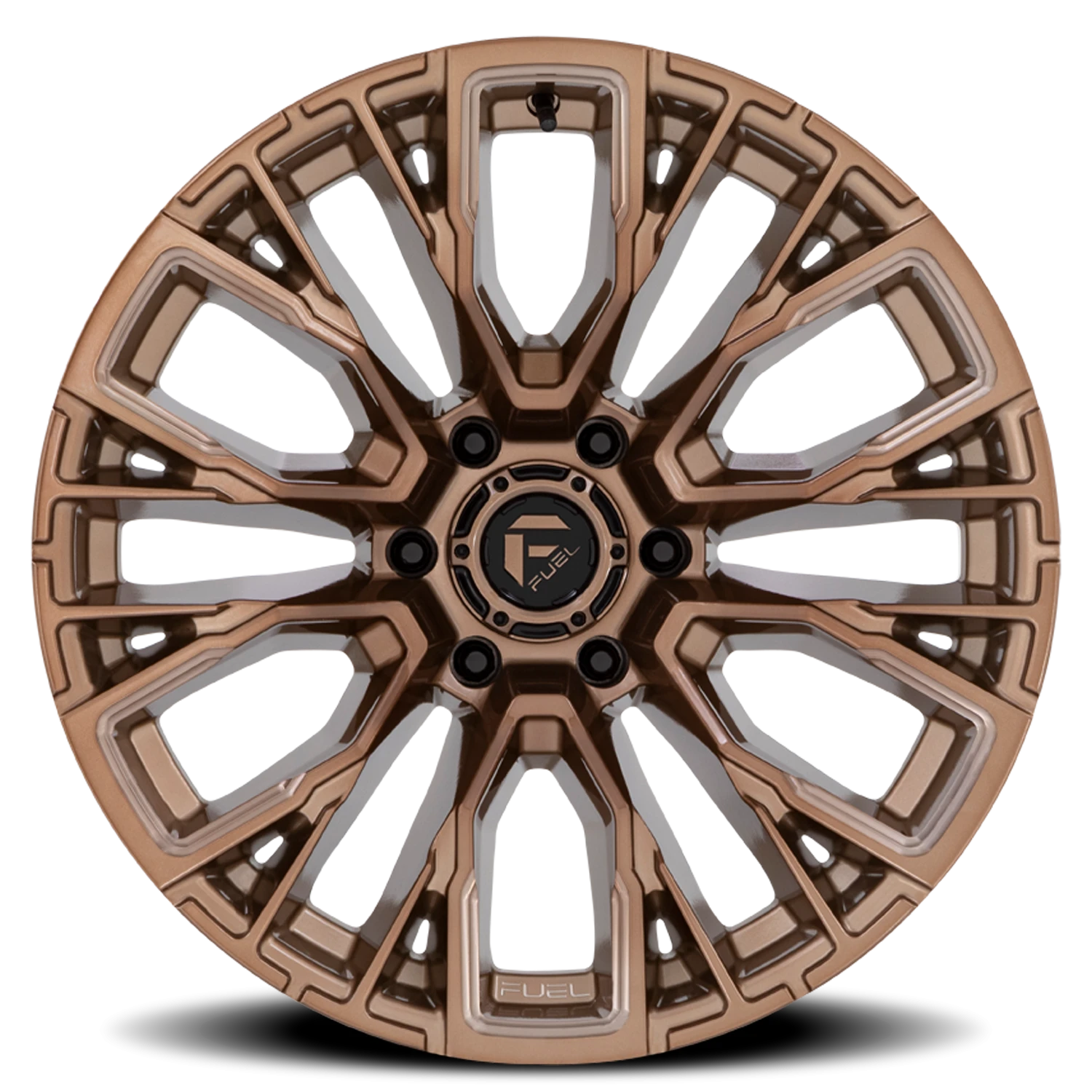Fuel Rebar 6 20x9" 6x139.7mm 106.1mm CB +20mm Platinum Bronze Milled