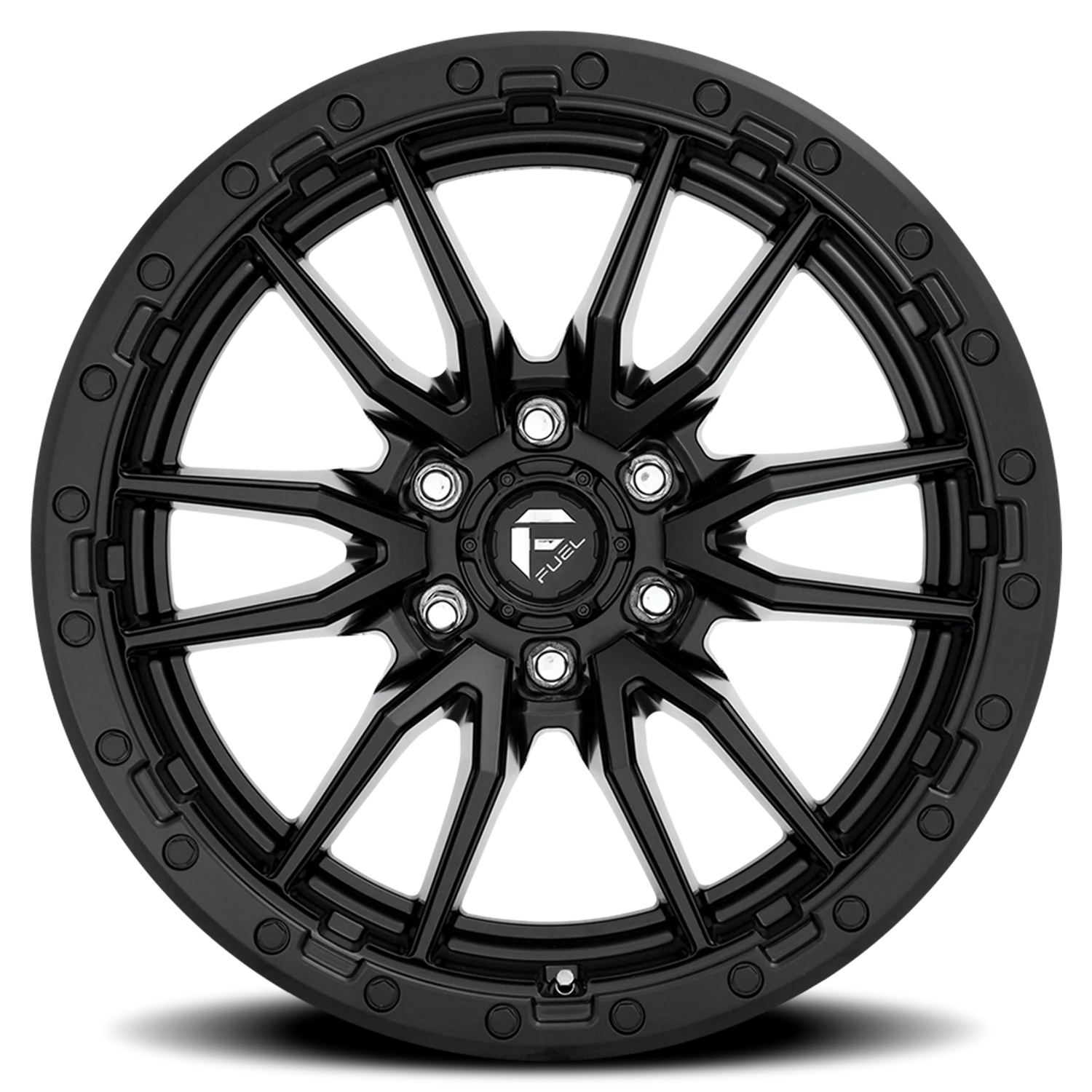 Fuel Rebel 20x9" 6x139.7mm 106.1mm CB +1mm Matte Black