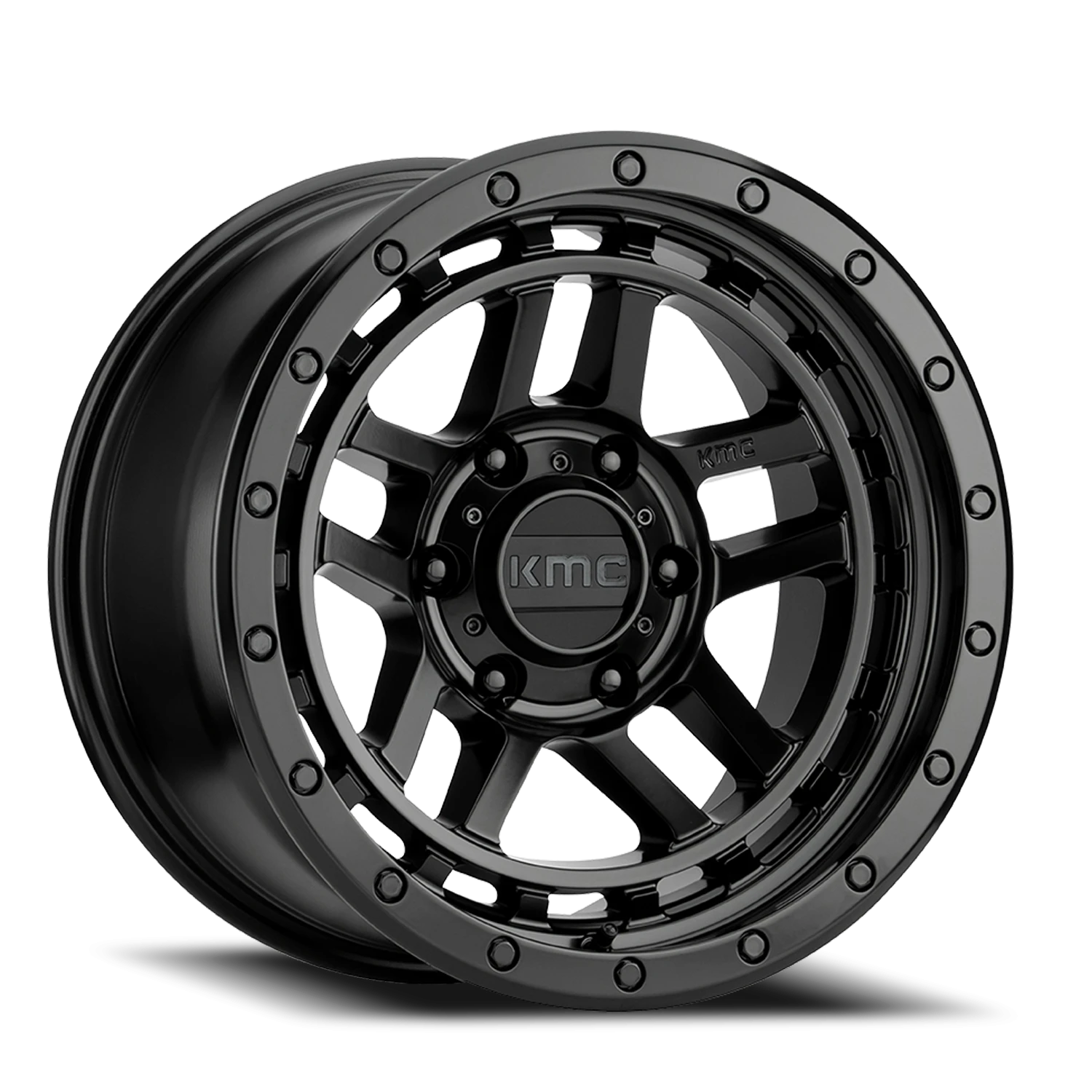 KMC Recon 18x8.5" 6x120mm 66.9mm CB 0mm Satin Black
