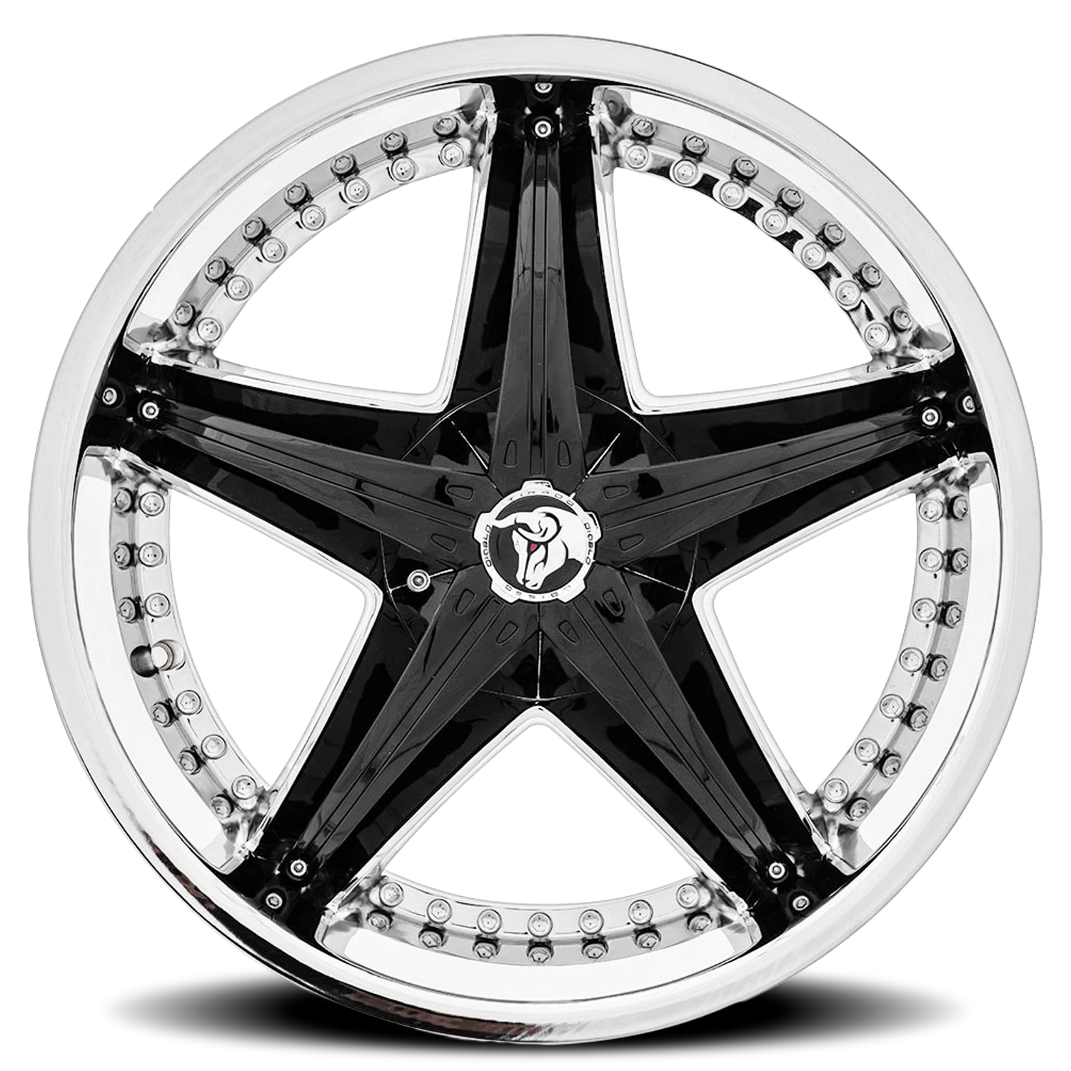 Diablo Reflection X 20x8.5" 5x114.3mm 73.1mm CB +35mm Chrome