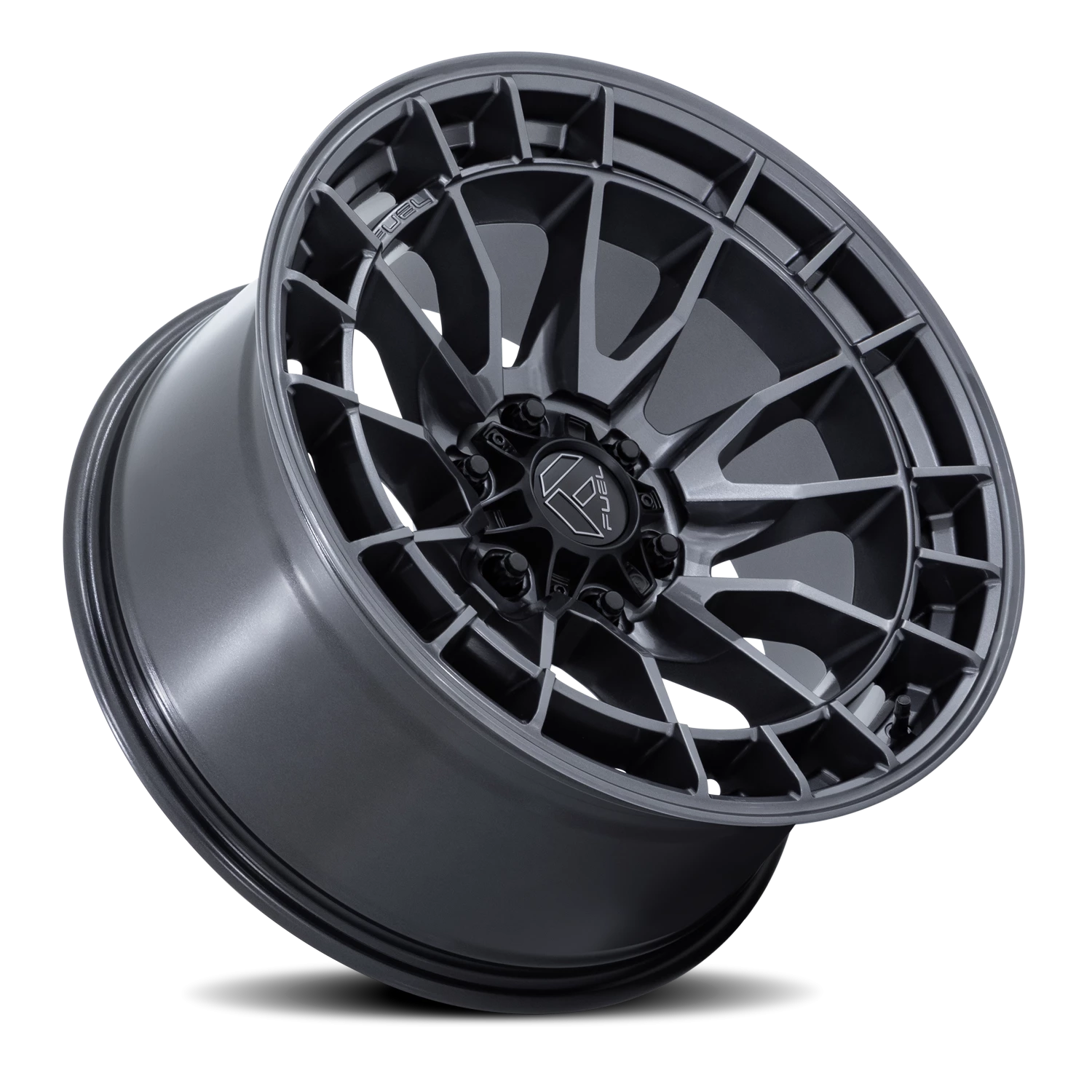 Fuel Revolt 20x9" 6x139.7mm 106.1mm CB +20mm Gloss Gunmetal