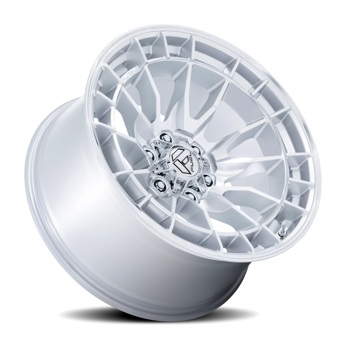 Fuel Revolt 18x9 +20 6x135mm 87.1mm Hyper Silver Machined Face