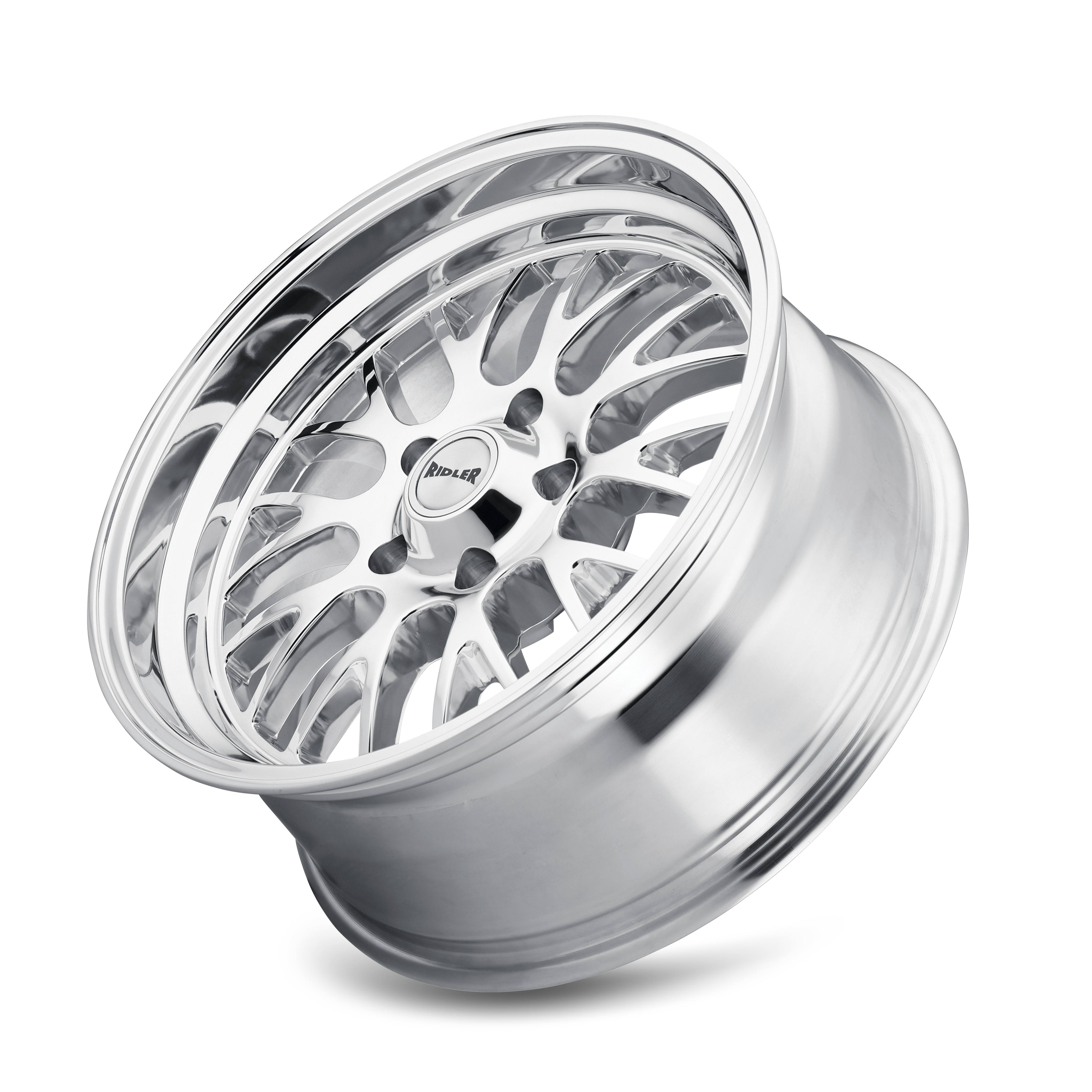 Ridler 607 18x8" 5x120.65mm 83.82mm CB 0mm Polished