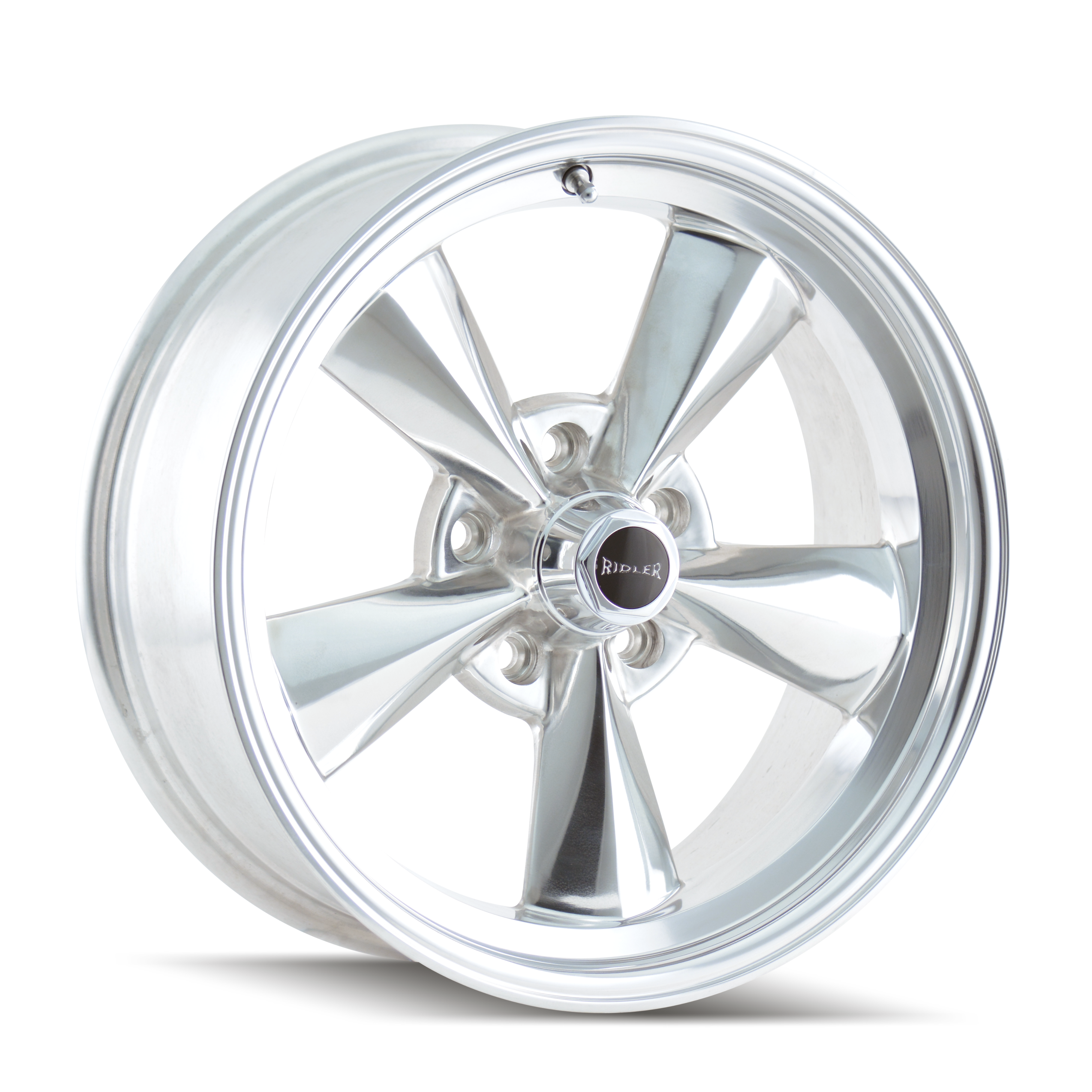 Ridler 675 17x8" 5x120.65mm 83.82mm CB 0mm Polished