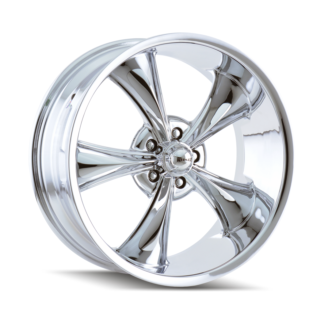 Ridler 695 20x10" 5x120.65mm 83.82mm CB 0mm Chrome