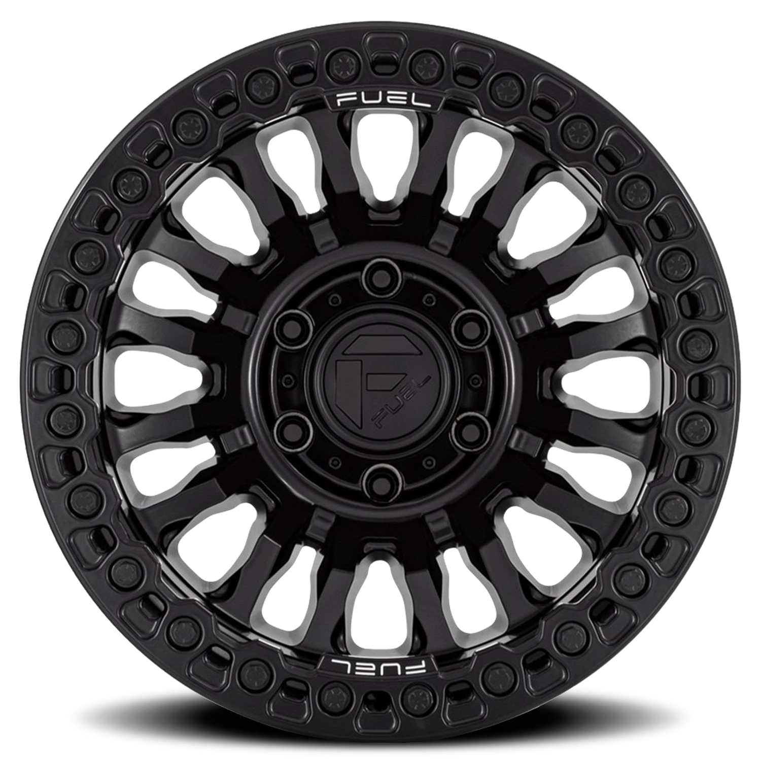 Fuel Rincon Beadlock 17x9" 6x139.7mm 106.1mm CB -38mm Blackout