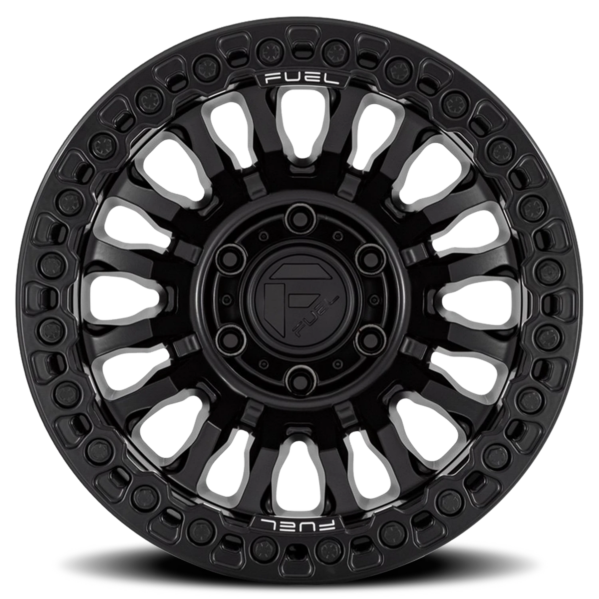 Fuel Rincon Beadlock 20x10 -48 6x139.7mm 106.1mm Blackout