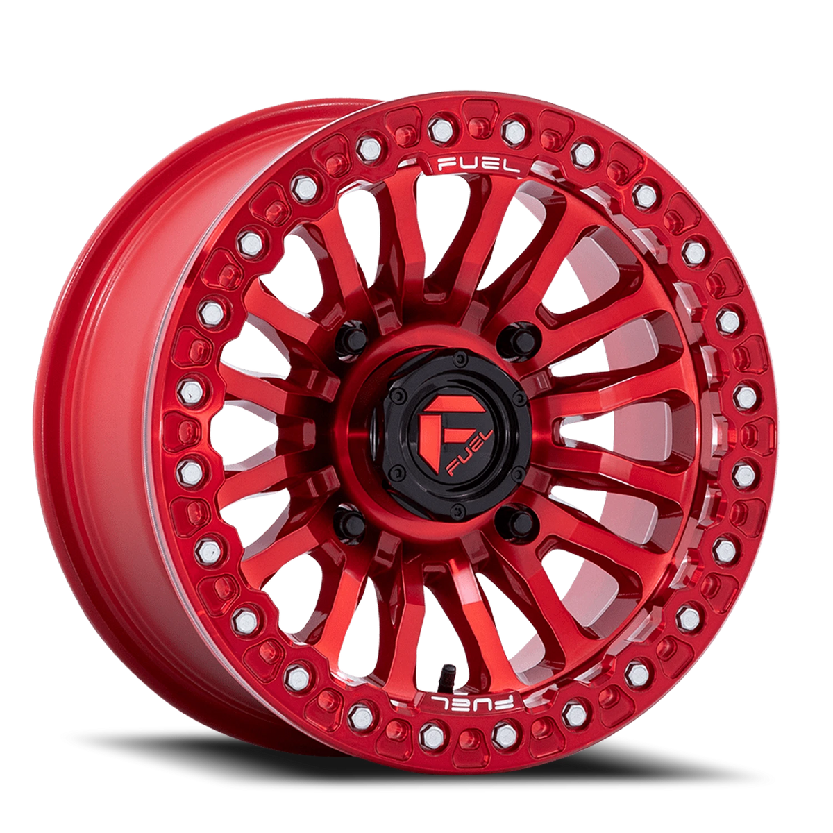 Fuel Rincon UTV Beadlock 15x7 +10 4x137mm 110.1mm Candy Red