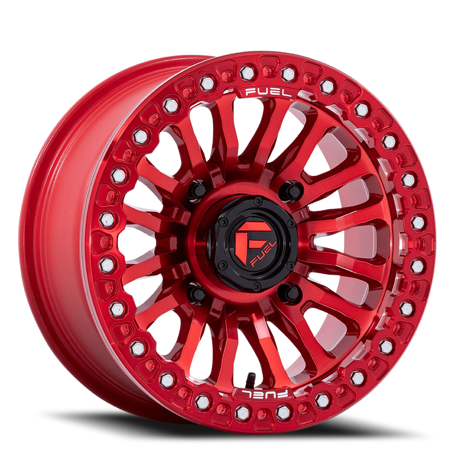 Fuel Rincon UTV Beadlock 15x7" 4x110mm 86mm CB +10mm Candy Red