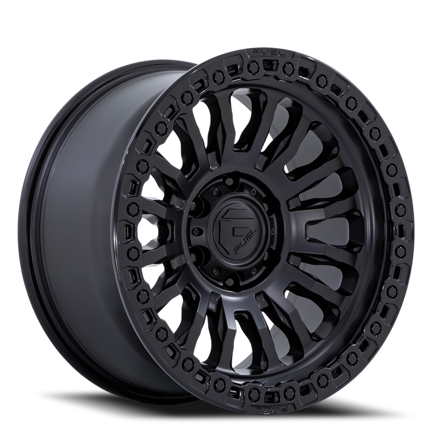 Fuel Rincon SBL FC857MB 18x9" 6x139.7mm 106.1mm CB +1mm Matte Black Gloss Black Lip