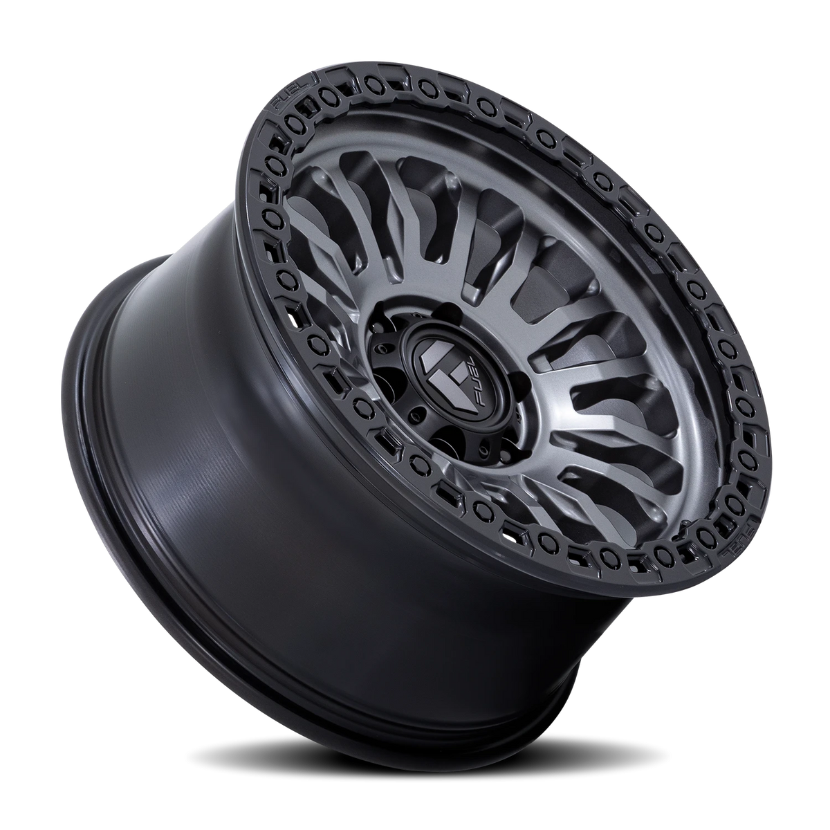 Fuel Rincon SBL FC857AB 20x9 +20 8x180mm 124.2mm Matte Gunmetal Matte Black Lip