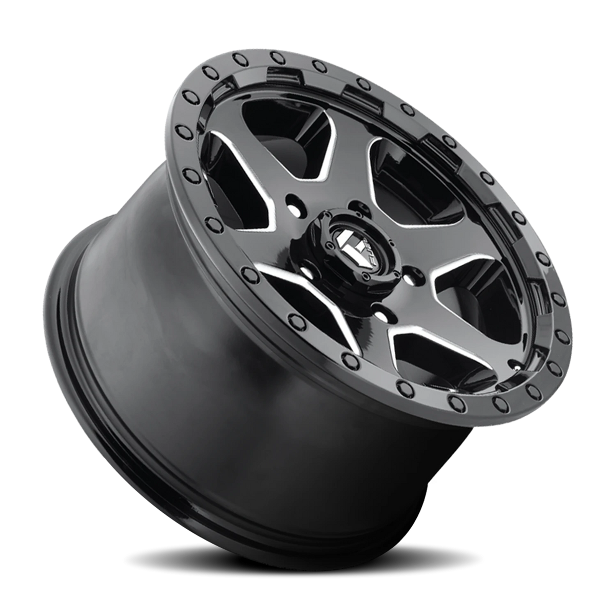Fuel Ripper 17x9 -12 5x127mm 78.1mm Gloss Black Milled