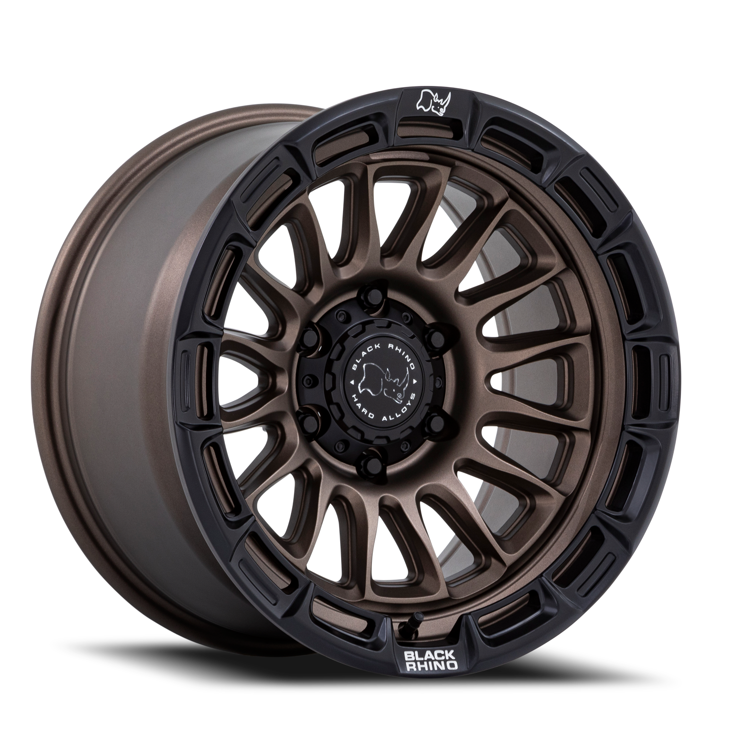 Black Rhino Rival 17x9" 6x139.7mm 106.1mm CB +1mm Burnt Bronze Matte Black Lip