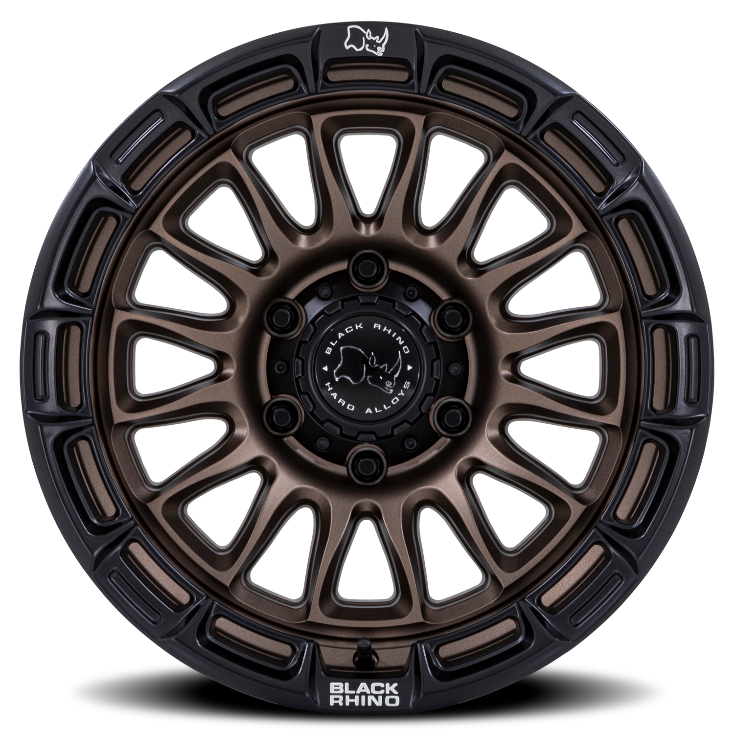 Black Rhino Rival 17x9" 6x139.7mm 106.1mm CB +1mm Burnt Bronze Matte Black Lip