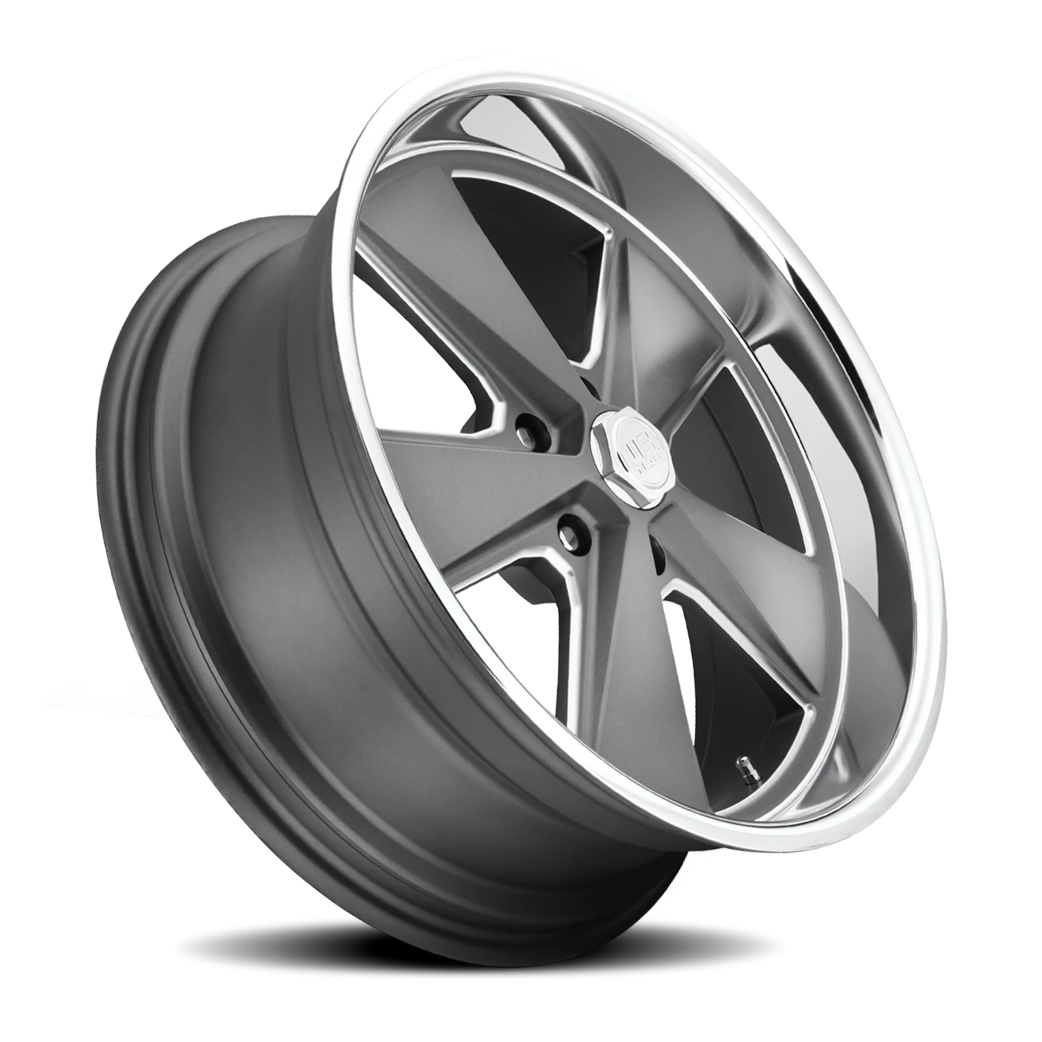 US Mags Roadster 20x9" 5x115mm 71.5mm CB +18mm Matte Gunmetal Machined