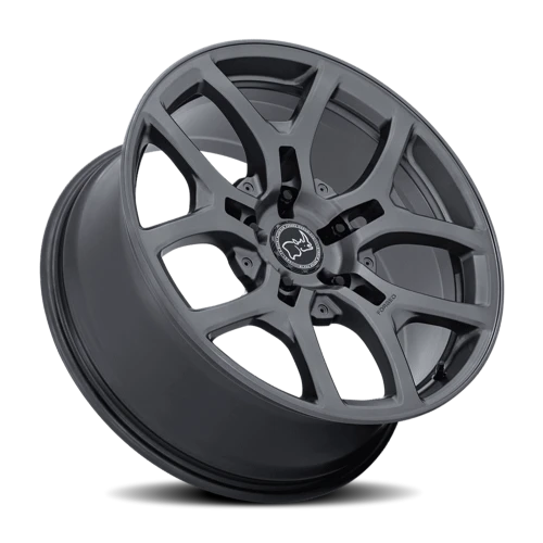 Black Rhino Rockledge 20x8.5" 5x139.7mm 64.15mm CB +35mm Matte Gunmetal
