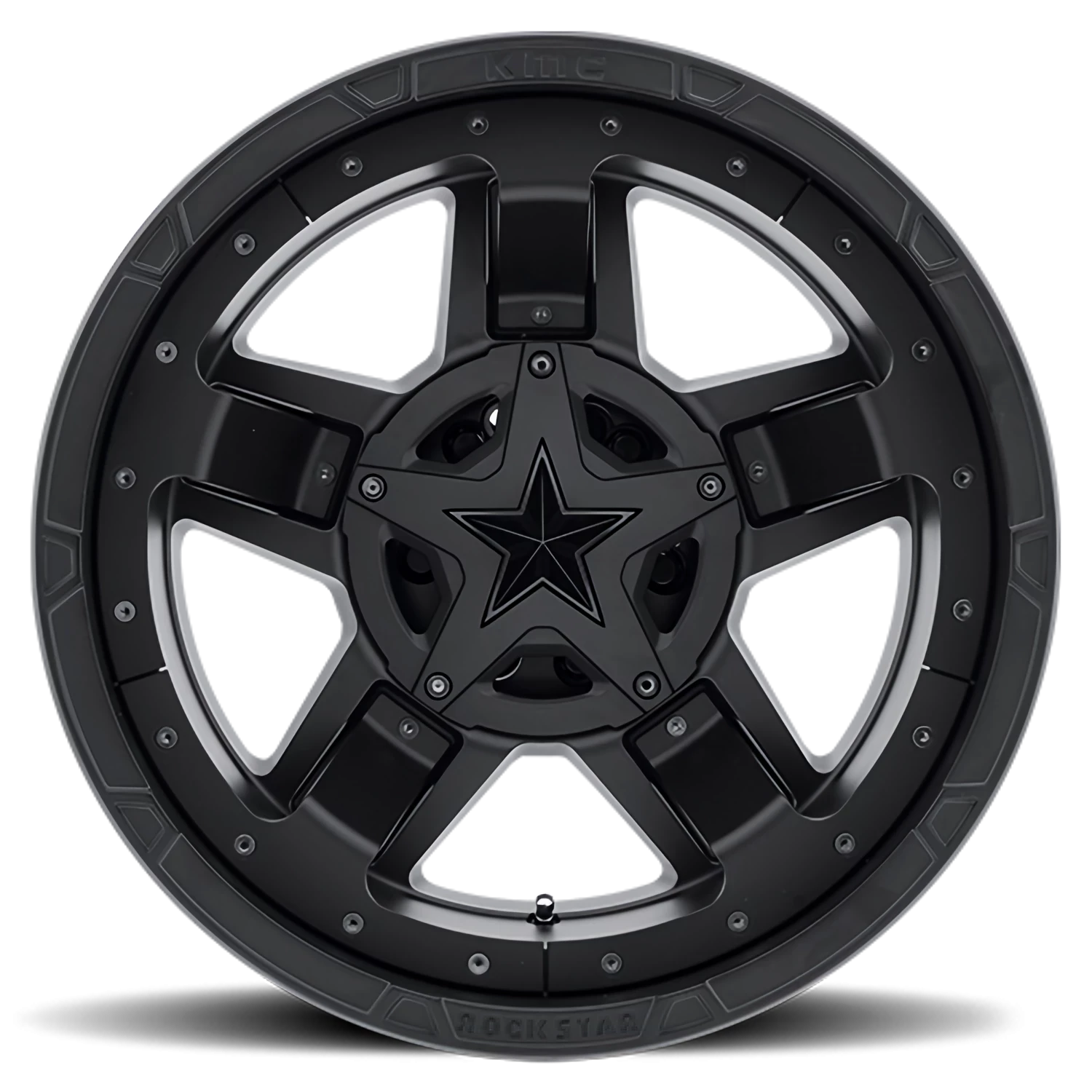 XD Series Rockstar III 17x9" 6x135mm 106.25mm CB -12mm Matte Black