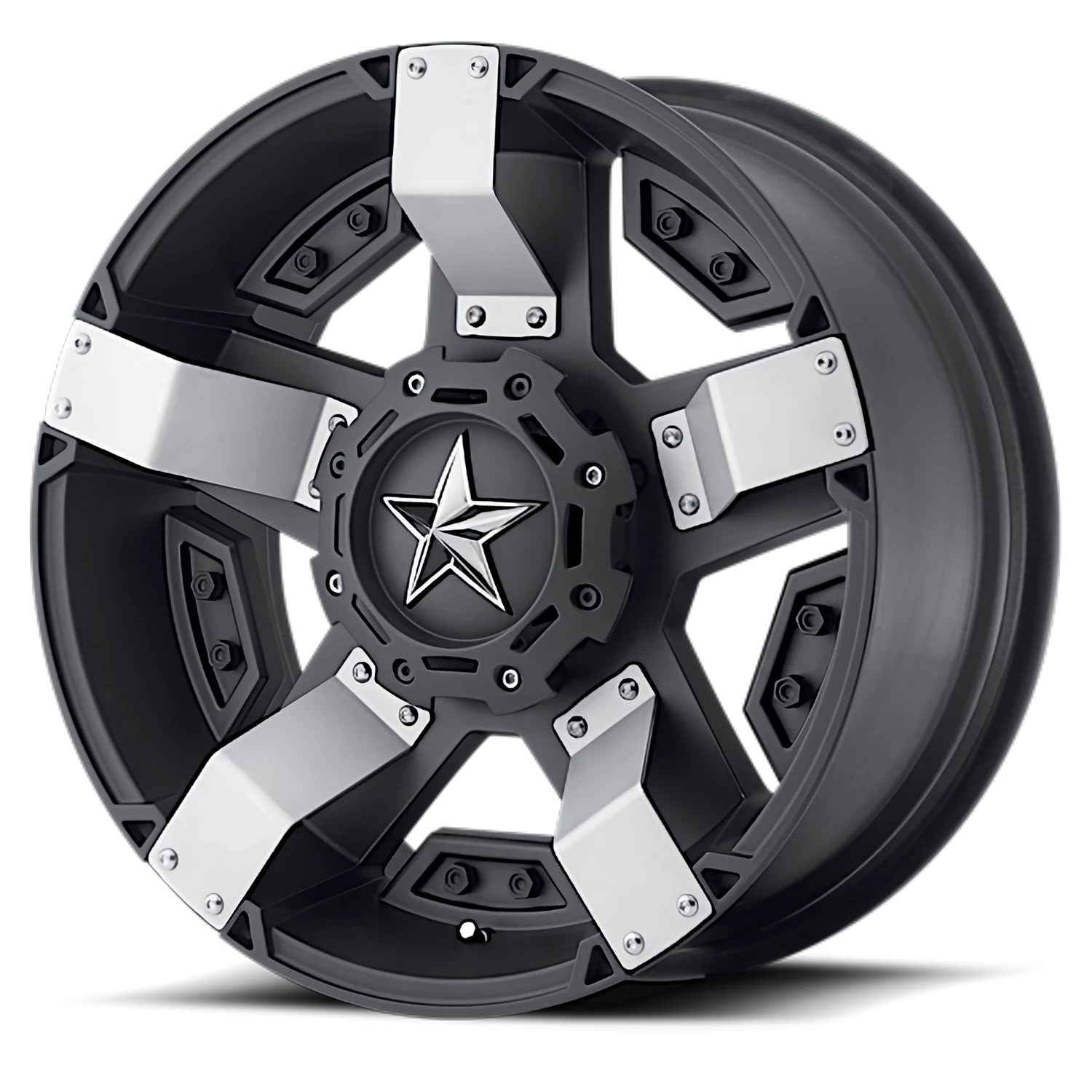XD Series Rockstar II 17x9" 5x139.7mm 110.1mm CB -12mm Matte Black Machined