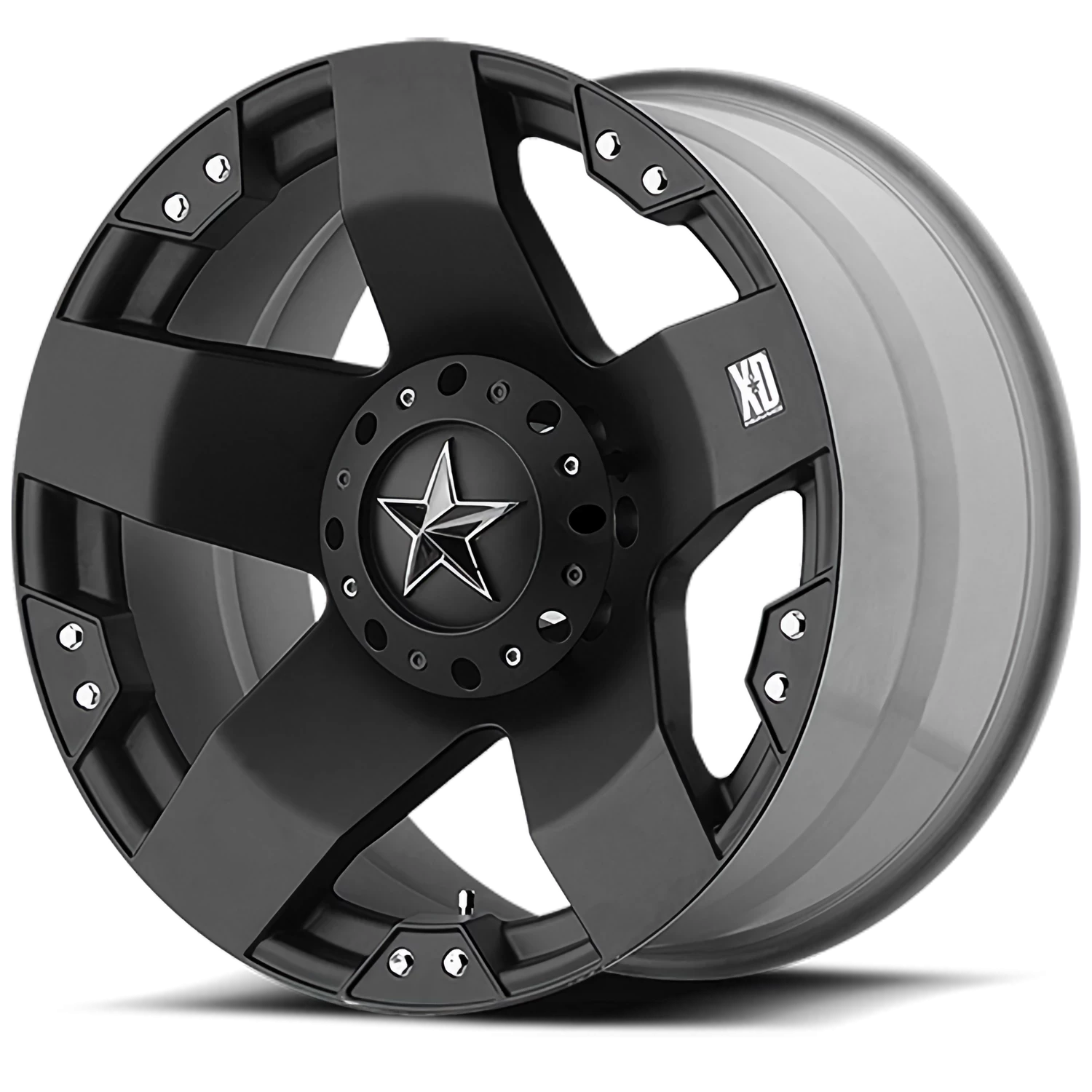 XD Series Rockstar 17x9" 8x165.1mm 130.81mm CB -12mm Matte Black