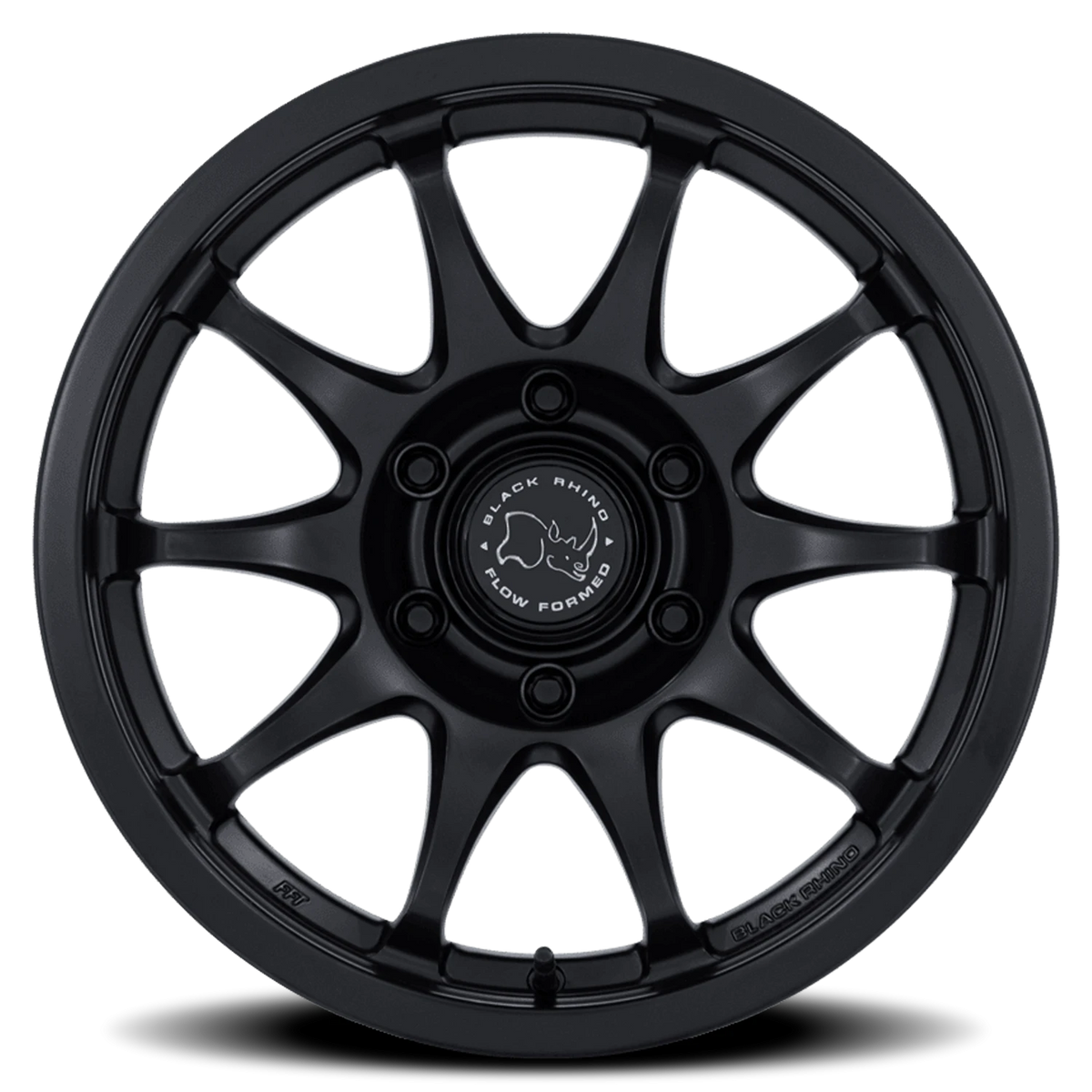 Black Rhino Ronin 17x8.5 +0 5x127mm 71.5mm Matte Black
