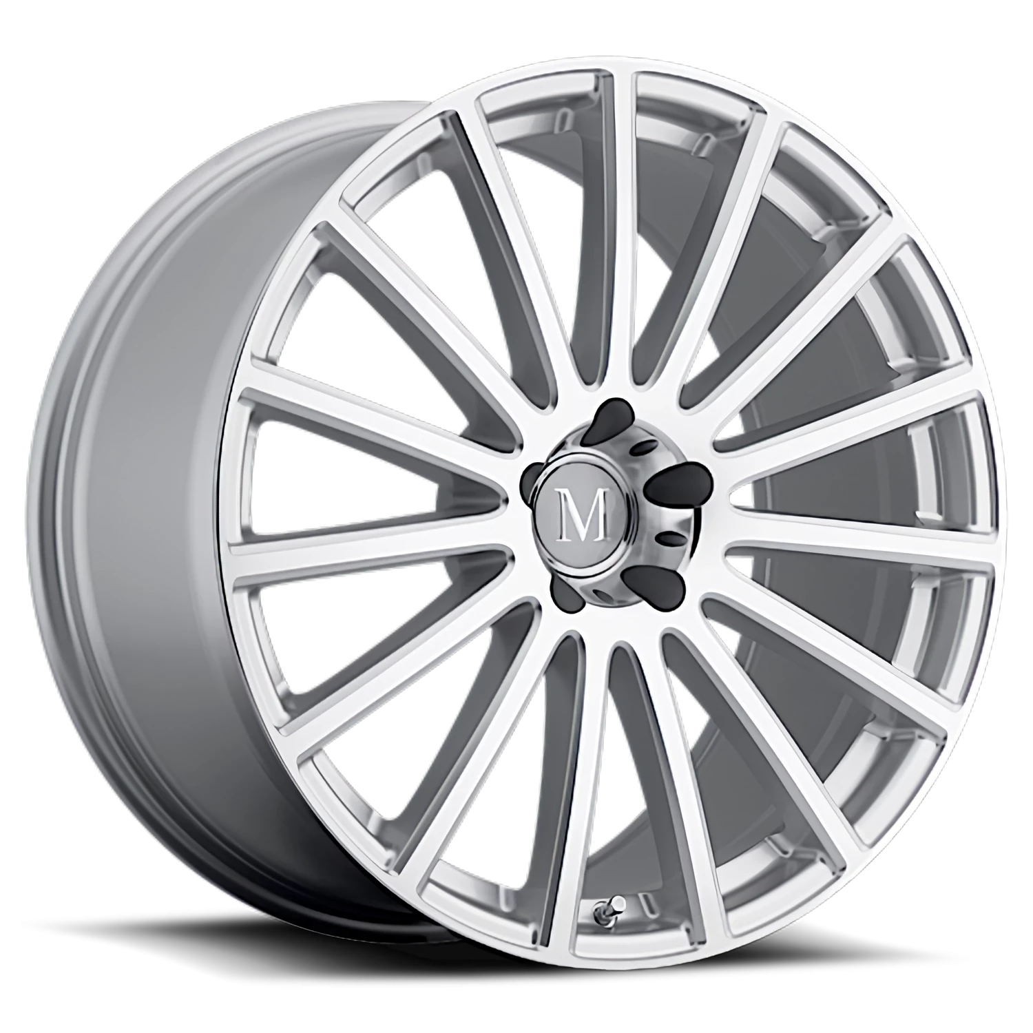 Mandrus Rotec 20x11" 5x112mm 66.6mm CB +30mm Silver Mirror Cut Face