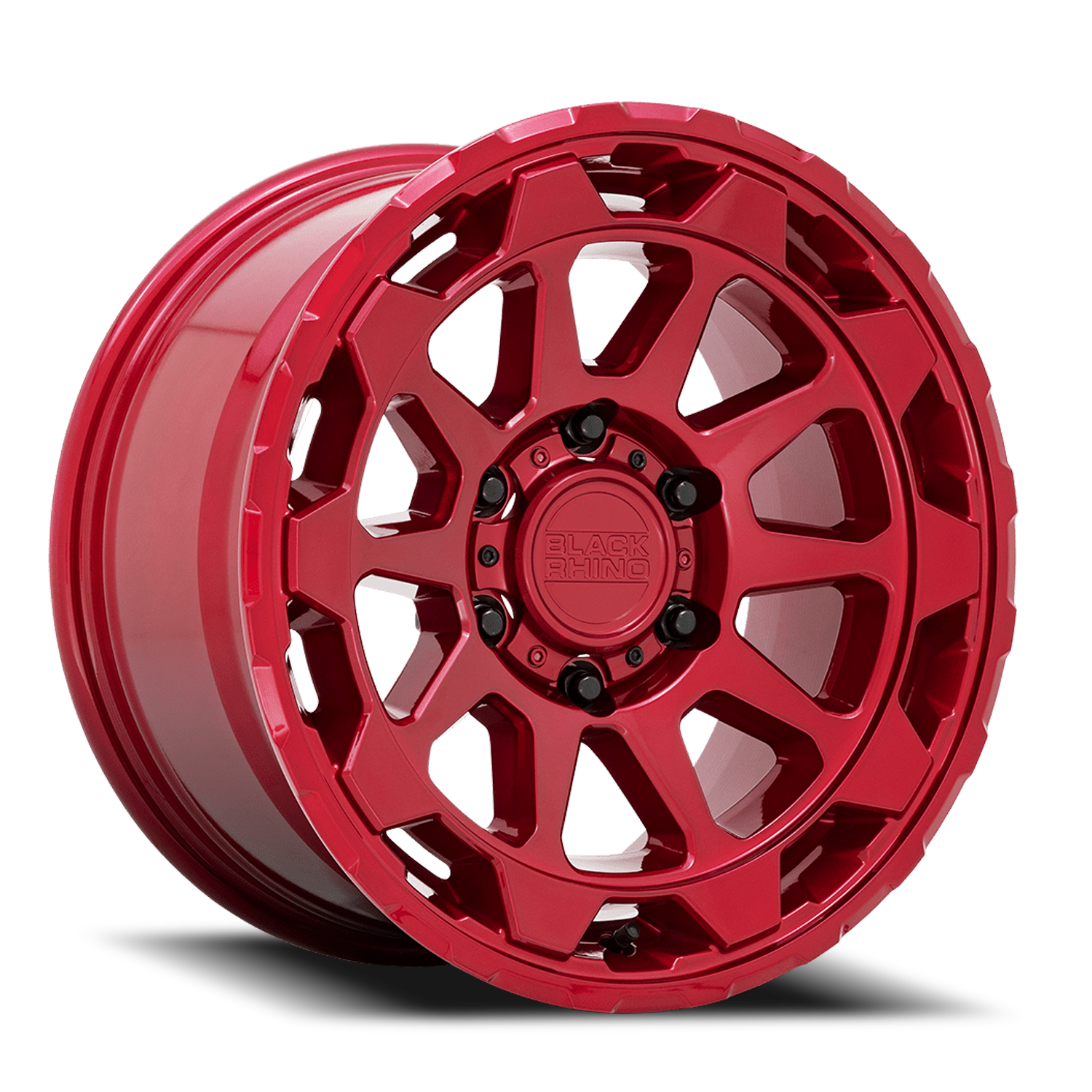 Black Rhino Rotor 20x9" 6x135mm 87.1mm CB +12mm Candy Red
