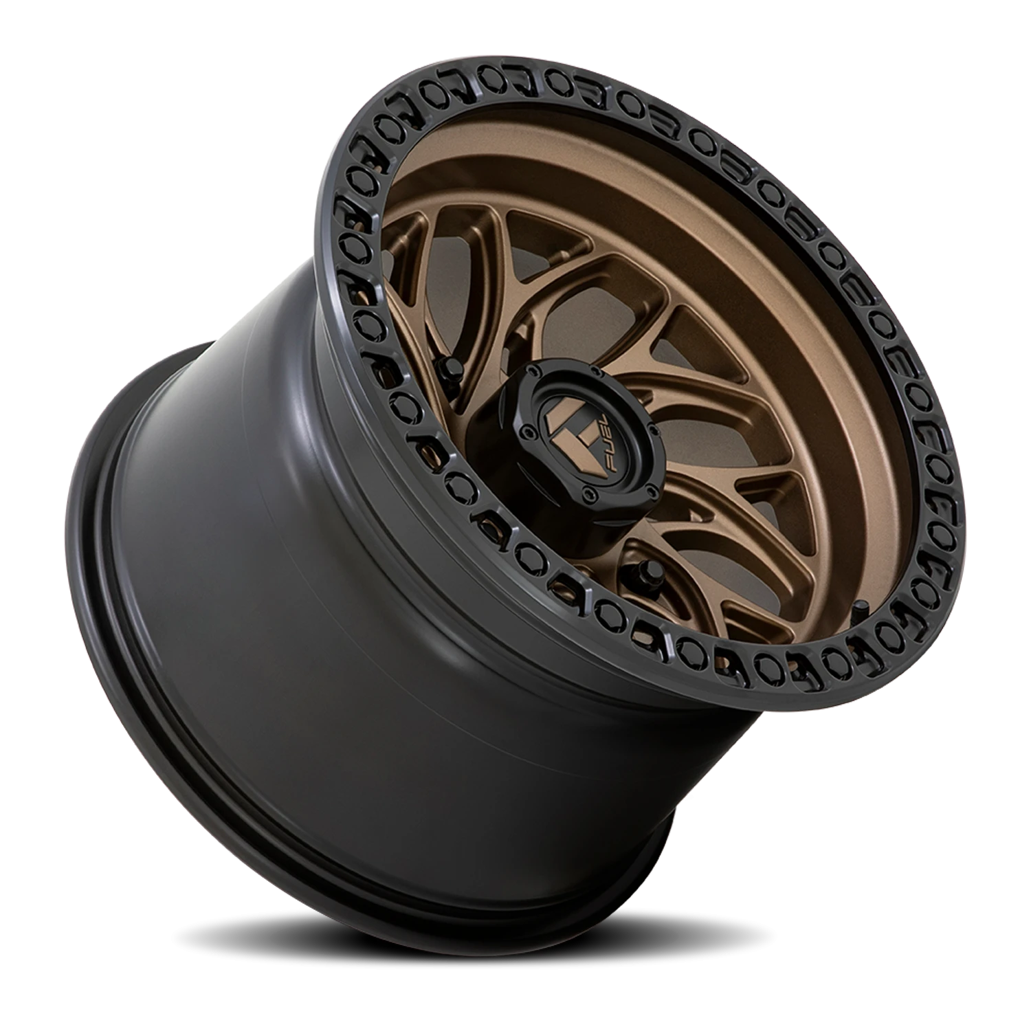 Fuel Runner UTV 15x7" 4x156mm 132mm CB +10mm Bronze Black Ring