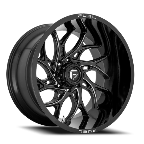 Fuel Runner 24x14 -75 8x165.1mm 125.2mm Gloss Black Milled