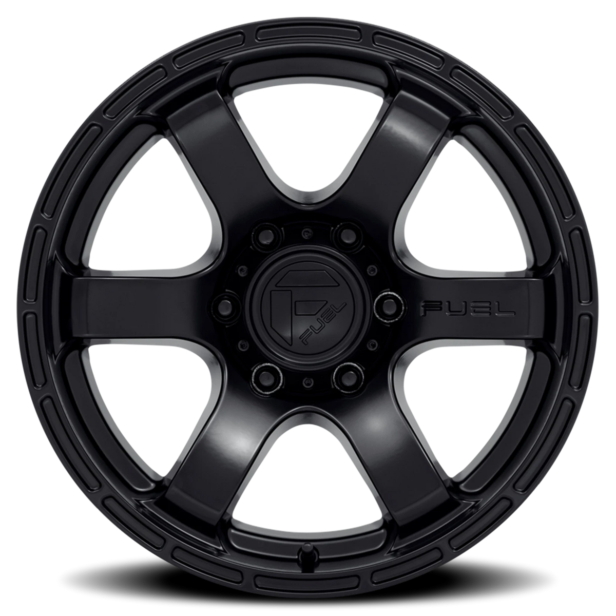 Fuel Rush 20x9 +1 5x127mm 71.5mm Satin Black