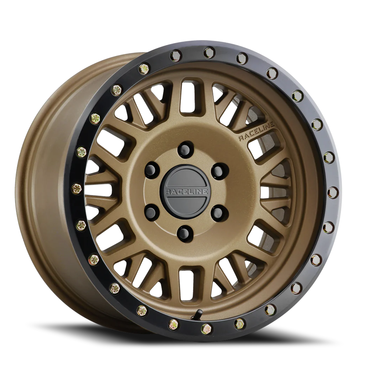 Raceline Ryno 17x8.5" 5x127mm 78.1mm CB 0mm Textured Bronze